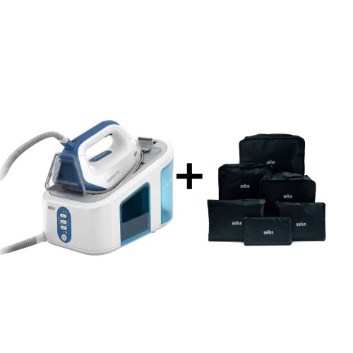Bundle Centro de planchado Braun CareStyle 3 IS3157BL + Set de viaje 