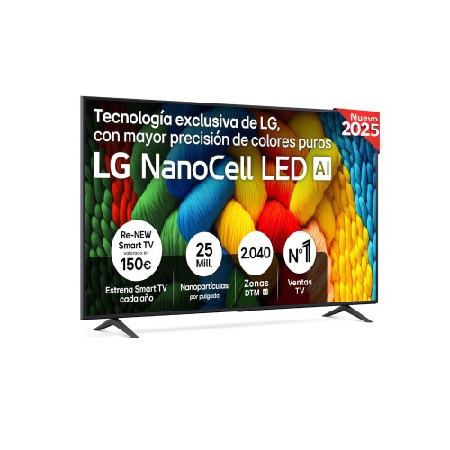 Televisor LG NANOCELL LED AI 75NANO80A6B