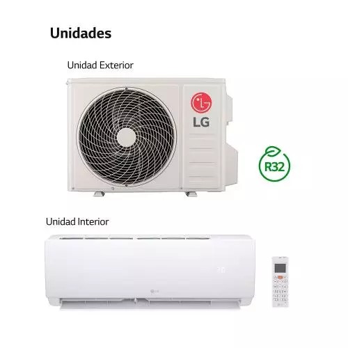 Aire acondicionado split LG GREENLG12.SET Inverter, Bomba Calor, 2924frig/h, A++