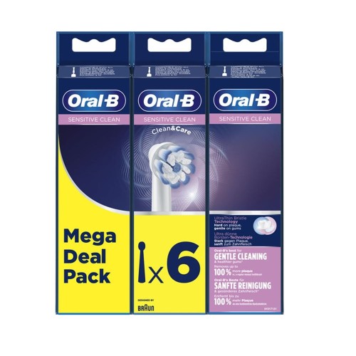 Recambio cepillo dental Oral-B EB60-6 (2+2+2) SENSITIVE