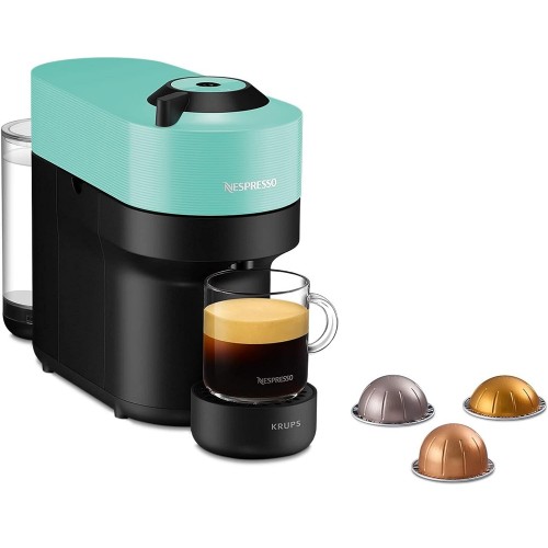Cafetera de Cápsulas Krups Nespresso VERTUO POP XN9204 VERDE