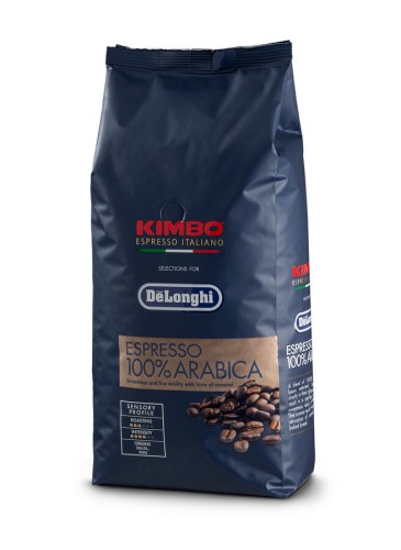 Café en Grano Delonghi Kimbo 100% Arábica