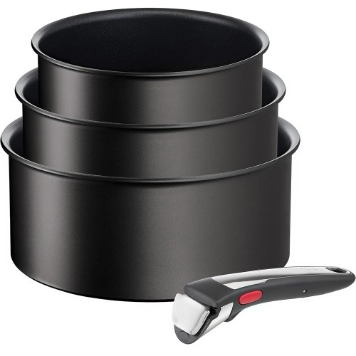 Kit de 3 cazos 16,18 y 20 cm Tefal INGENIO UNLIMITED CON MANGO EXTRAÍBLE 