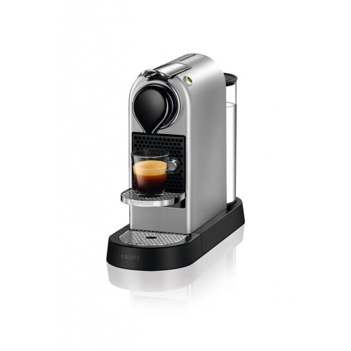Cafetera de cápsulas Krups Nespresso XN741BPR5 CITIZ silver 