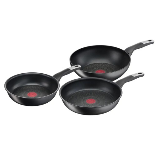Lote de 3 sartenes de aluminio Tefal C422S3 EASY COOK 20, 24 Y 26CM