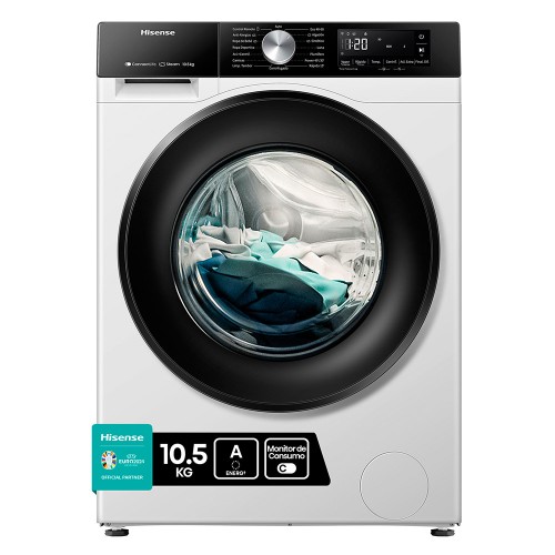Lavadora carga frontal Hisense WF3S1043BW3