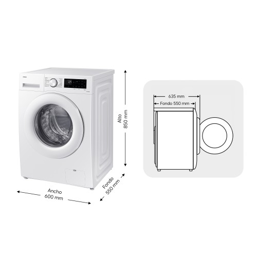 Lavadora carga frontal Samsung WW80FG5L32TEEC