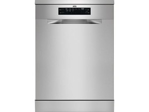 Lavavajillas libre instalación 60 cm - AEG Series 6000 FFB74917ZM, 14 servicios, 8 programas, 59,8 cm, Acero inoxidable