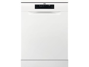 Lavavajillas libre instalación 60 cm - AEG Series 6000 FFB74917ZM, 14 servicios, 8 programas, 59,8 cm, blanco