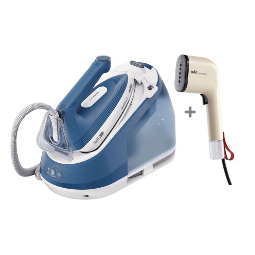 Pack Centro de planchado Braun CARESTYLE 3 IS3255BL+Plancha vertical QuickStyle GS3012BG