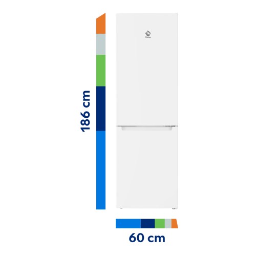 Frigorífico combi Balay 3KFE550WI