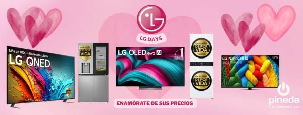LG, ENAMÓRATE DE SUS PRECIOS