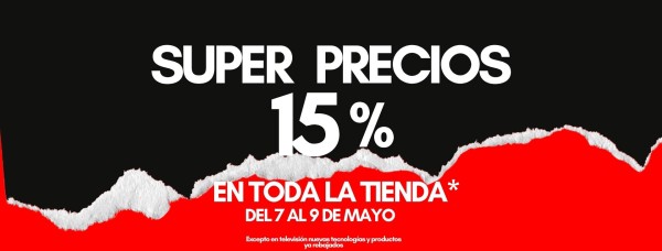 15% DESCUENTO