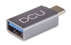 DCU Advance Tecnologic 30402030 cambiador de género para cable USB A USB C Gris