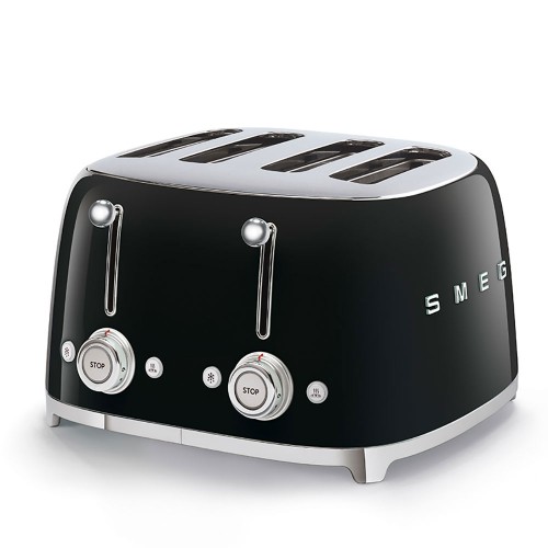 Smeg TSF03BLEU tostadora 6 4 rebanada(s) 2000 W Negro