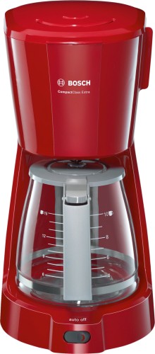 Cafetera de goteo Bosch TKA3A034 CompactClass Extra Rojo