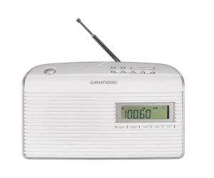 Grundig MUSIC61-W2 radio Portátil Analógica Blanco