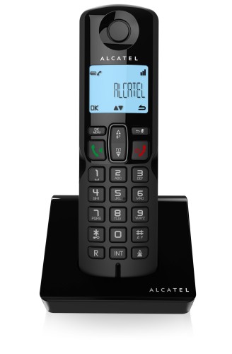 Alcatel S250 Teléfono DECT Identificador de llamadas Negro