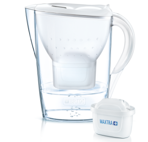 Brita 1039164 filtro de agua Filtro de agua para jarra 2,4 L Transparente, Blanco