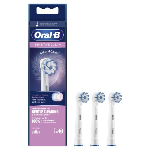 Oral-B Sensitive Clean Cabezales De Recambio, Pack De 3