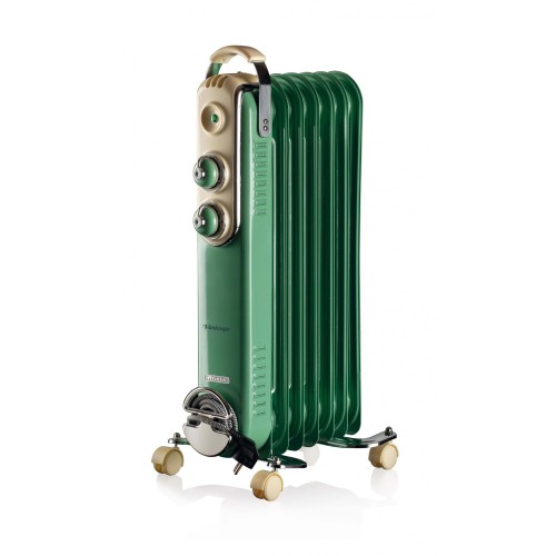 Ariete Vintage 0837/14 Interior Verde 1500 W Radiador de aceite eléctrico