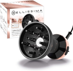 Bellissima Diffon Ceramic DF1 3000 secador 700 W Negro, Oro