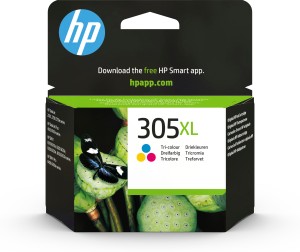 HP Cartucho de tinta Original 305XL de alta capacidad tricolor