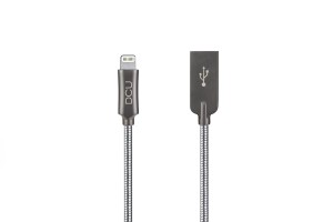 DCU Advance Tecnologic 34101260 cable de conector Lightning 1 m Plata