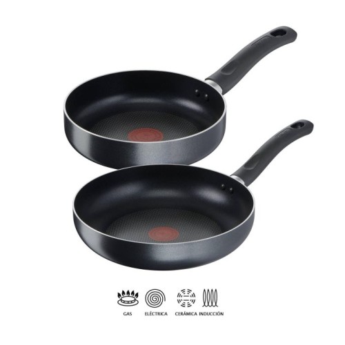 LOTE 2 SARTENES TEFAL EASY COOK 20-26CM