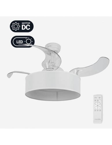 Ventilador techo  universalblue JALOQUE 5042WR tulipa rattan