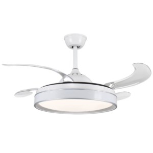 Ventilador de techo universalblue NASIM 7048WX motor DC blanco
