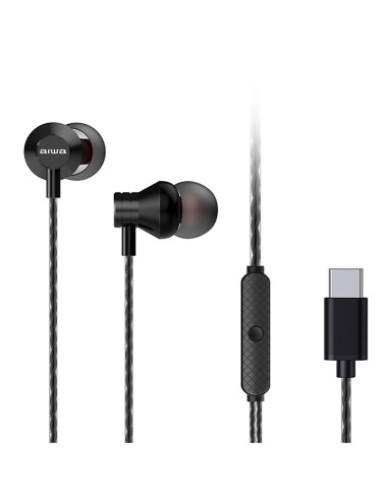 Auricular aiwa con cable  ESTM-50USB-C/BK
