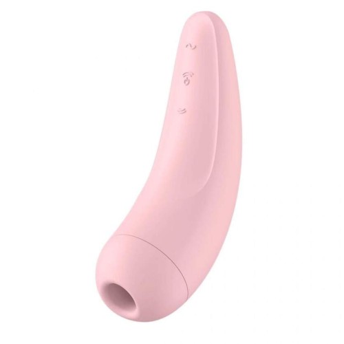 Estimulador femenino satisfayer curvy 2+ pink bluetooth