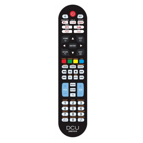 Mando a distancia universal DCU + marcas 30901010