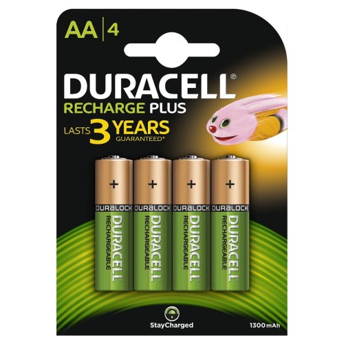 Pilas recargables Duracell AA B4