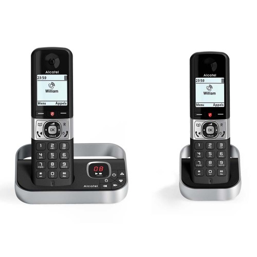 Teléfono inalámbrico Alcatel F890 VOICE DUO EU BLK