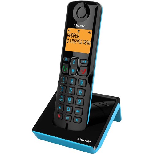 Teléfono inalámbrico Alcatel S280 BLACK+BLUE