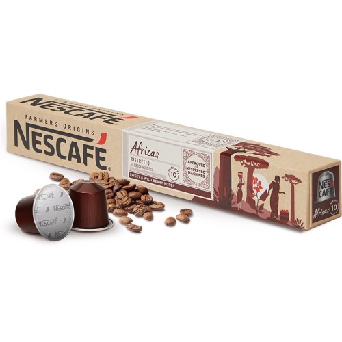 Nescafe Farmers Origins Africas RISTRETTO ARABICA-ROBUSTA