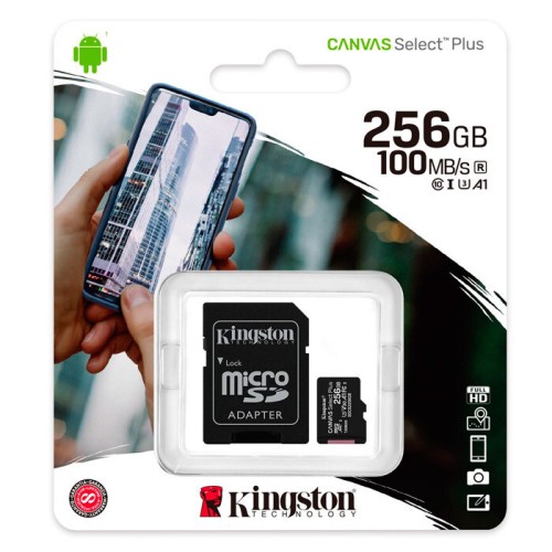 Kingston MicroSD 256Gb 100MB/s