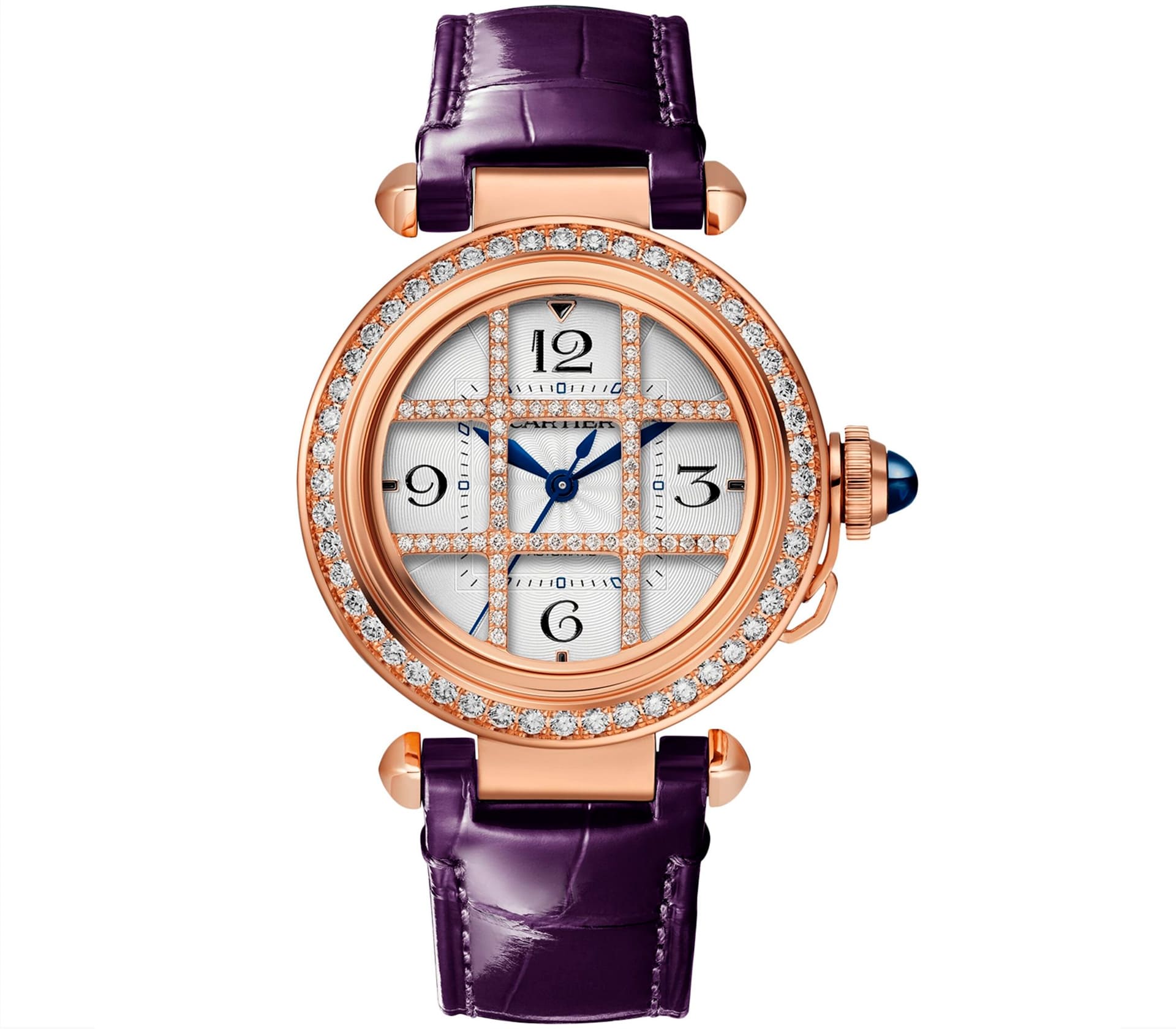 Happy Sport Chrono em Ouro Rosa e Diamantes 40mm