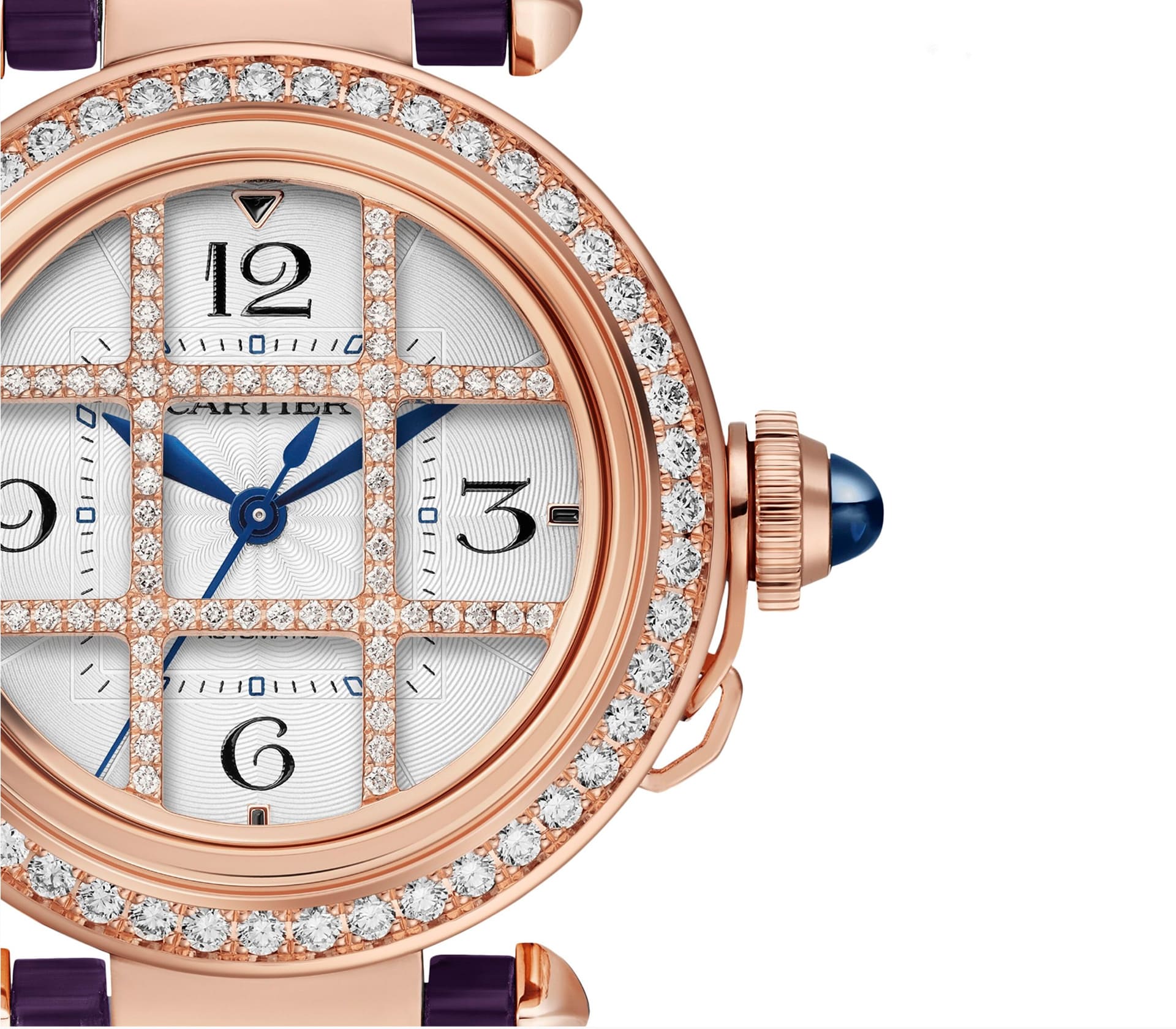 Happy Sport Chrono em Ouro Rosa e Diamantes 40mm