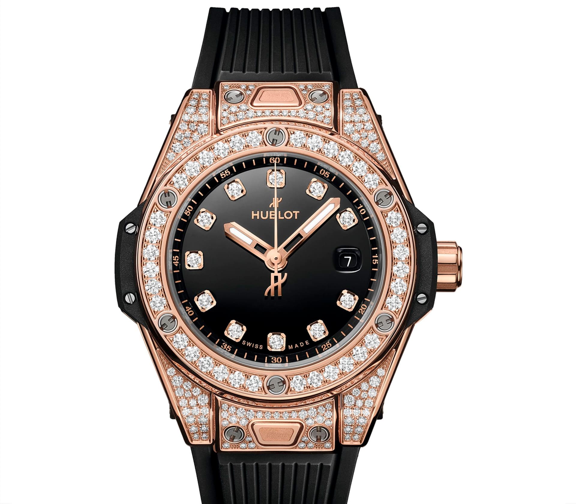 Imperiale Automatic em Ouro Rosa e Ametistas 29mm