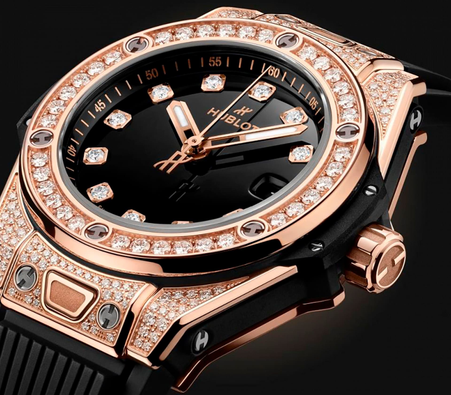 Imperiale Automatic em Ouro Rosa e Ametistas 29mm