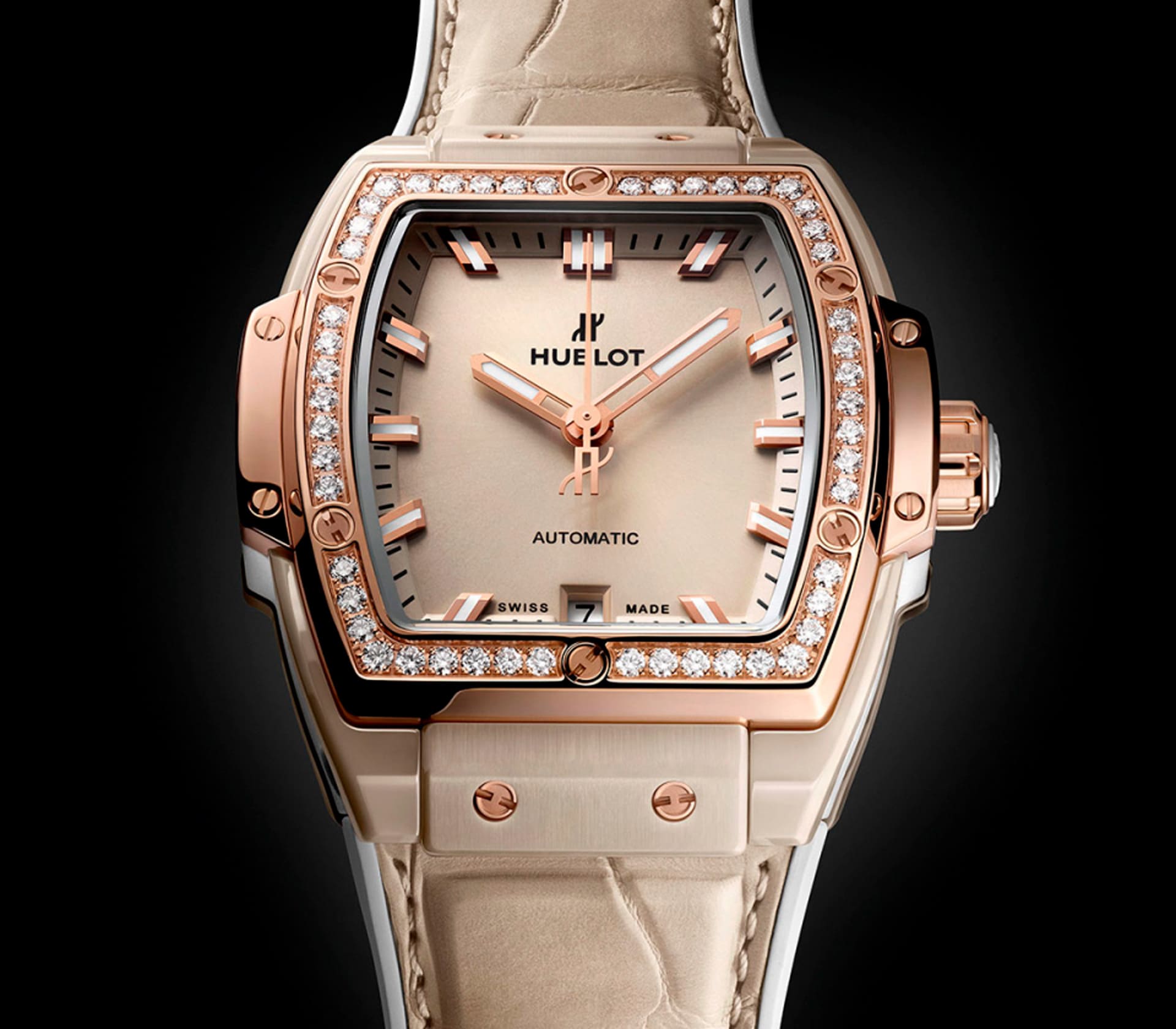 Ballon Bleu em Ouro Rosa e Diamantes 36mm