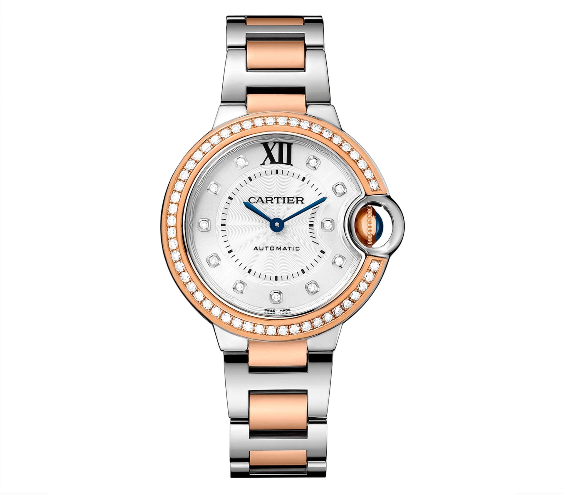 Nantucket em Ouro Rosa e Diamantes 33 MM 