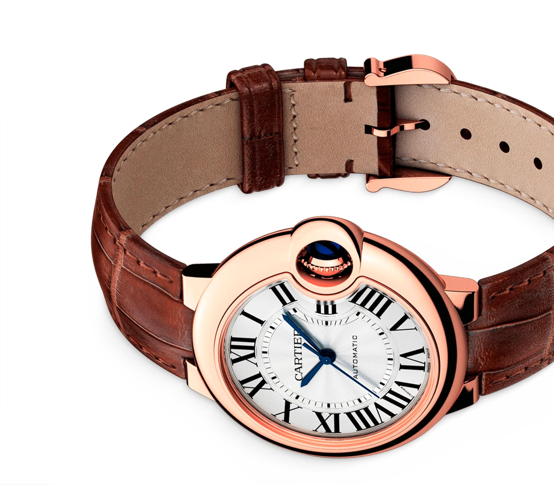 Heritage Moon em Ouro Branco 42mm