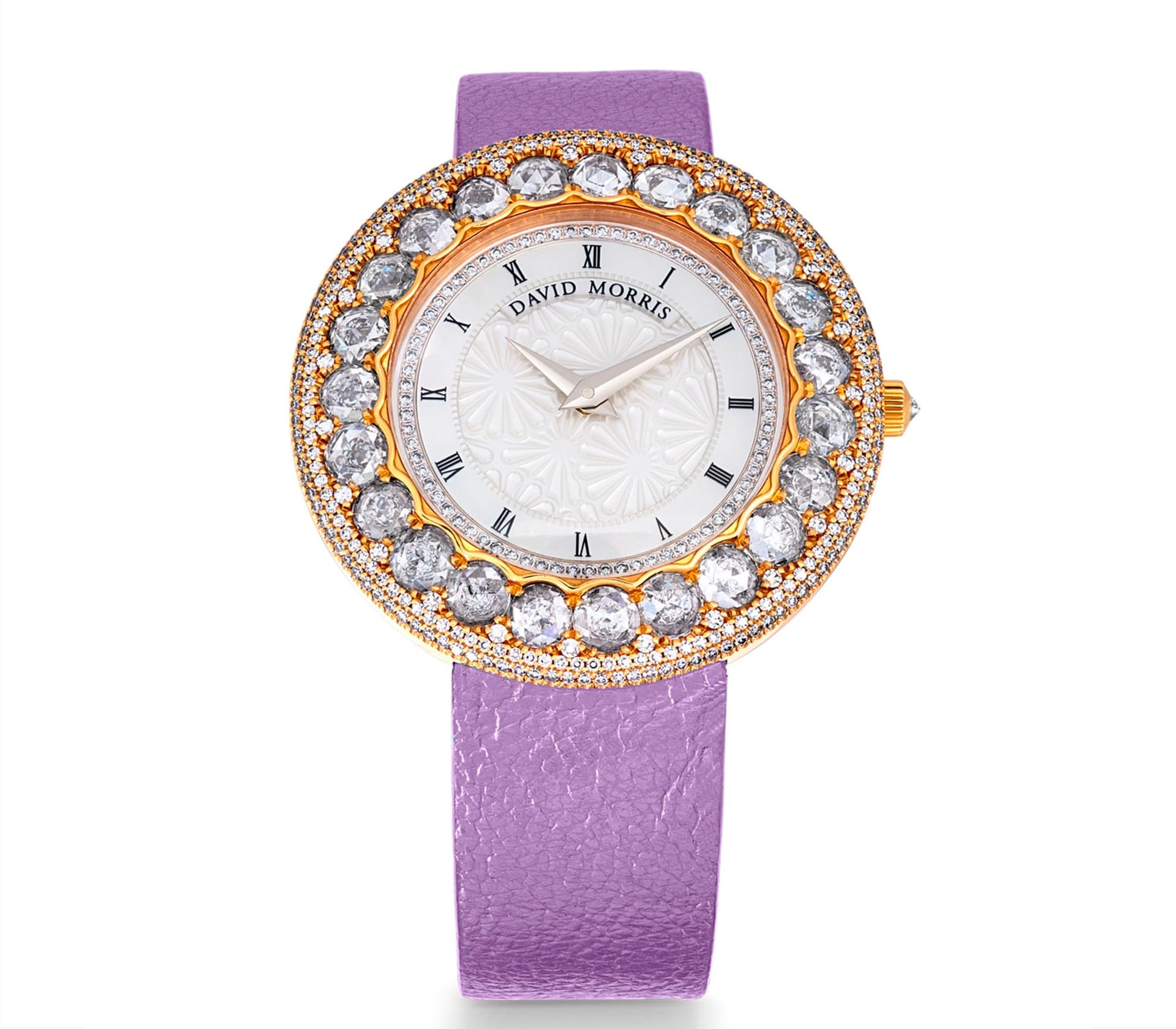 Rose Cut em Ouro Rosa e Diamantes 36mm