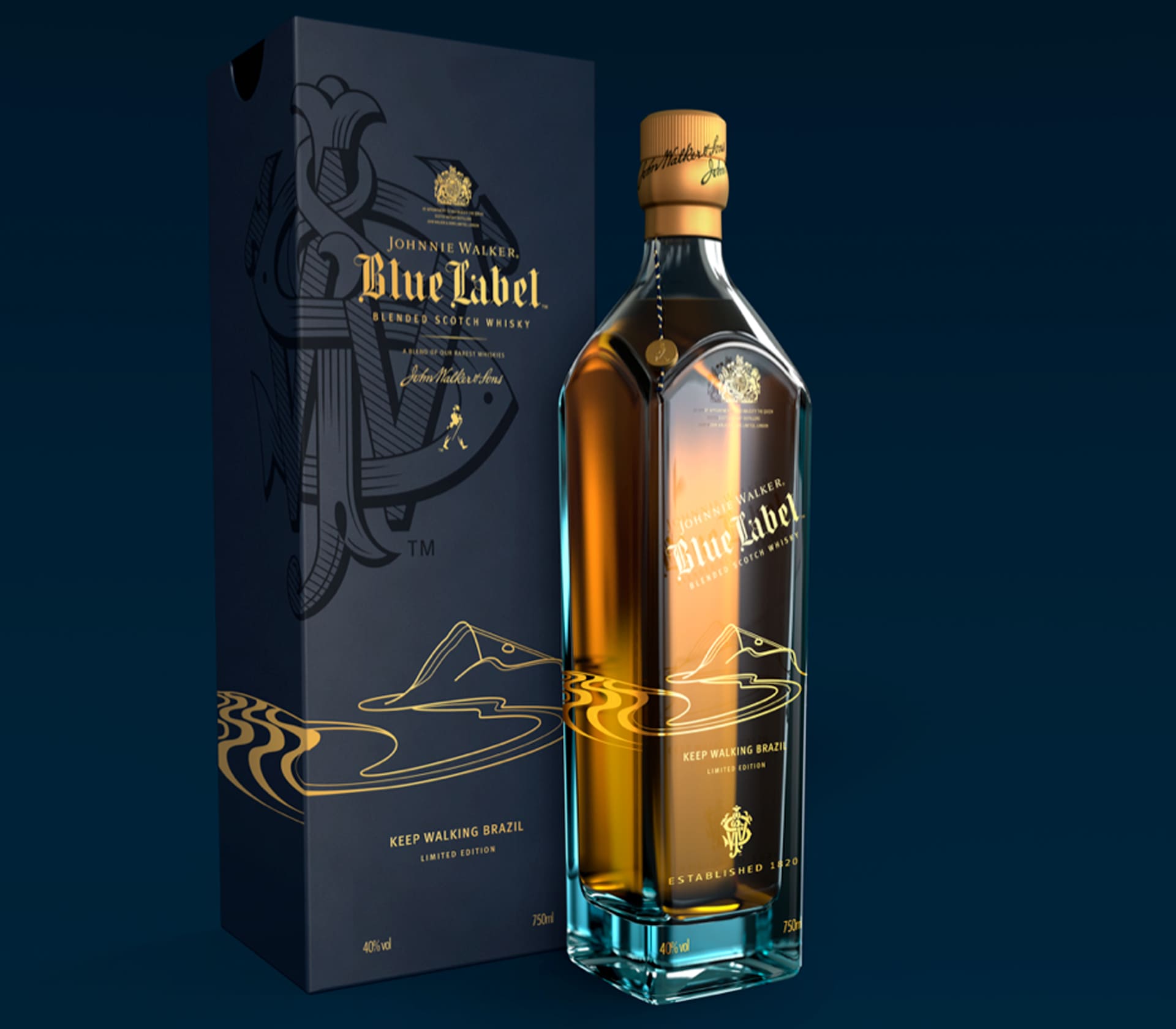 Blue Label Bossa in Blue