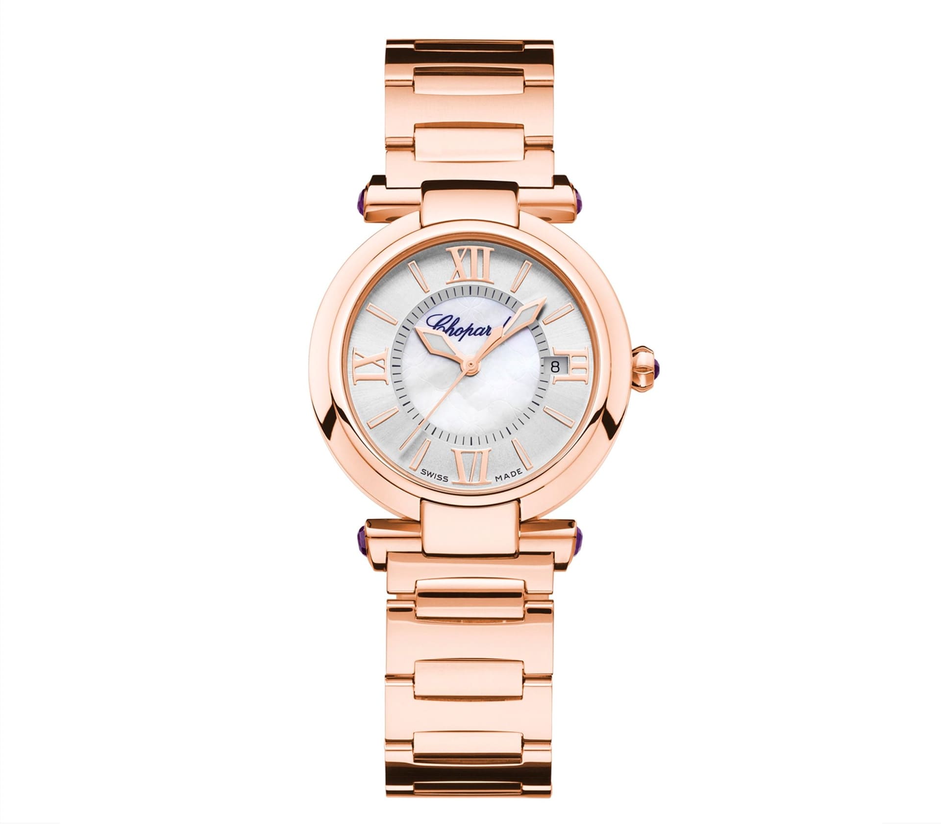 Imperiale Automatic em Ouro Rosa e Ametistas 29mm
