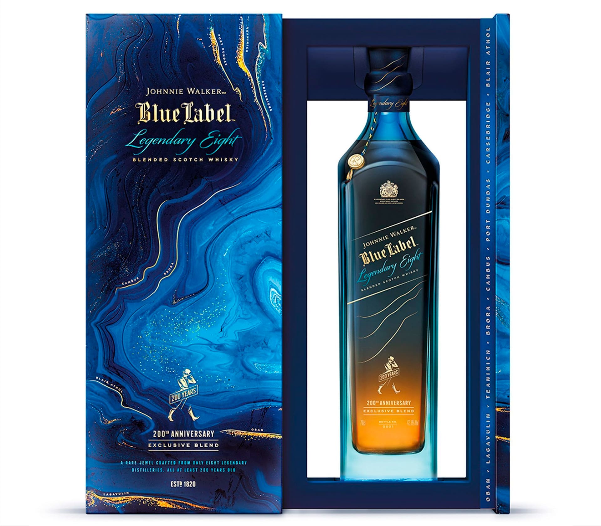 Blue Label Legendary Eight Exclusive Blend 200th Anniversary
